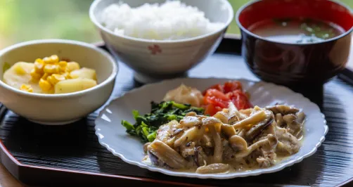 自慢のお食事とおやつ